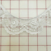 Ruffled Lace Trim - 2.25-inch Ruffled Lace White